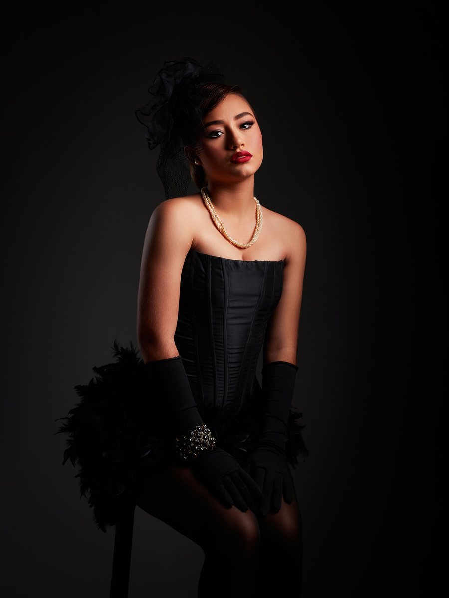Corset Sensual Renda Preta